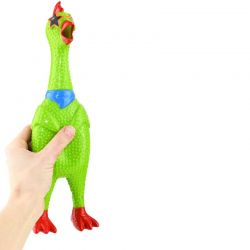 Klämkyckling med ljud - Squeeze Chicken 32 cm