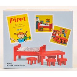 Pippi Möbelset Säng och Bord Micki