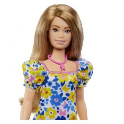 Barbiedocka Fashionistas Barbie Doll With Down Syndrome Wearing Floral Dress