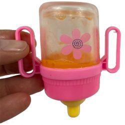 Baby Rose Juiceflaska och nappflaska med mjölk