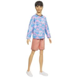 Barbie Ken Docka Fashionista Mörkt Hår NR 219 HRH24