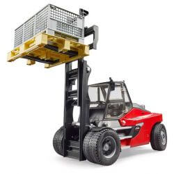 Bruder Linde HT160 Truck Staplare med pall och korgar 02513