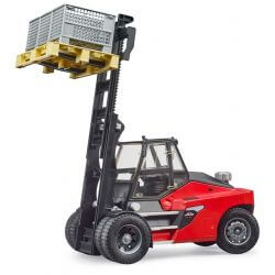 Bruder Linde HT160 Truck Staplare med pall och korgar 02513