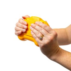 TIME POP LIGHT UP PUSH POPPER GAME ORANGE