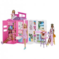 Barbie Dockhus med möbler HRJ77