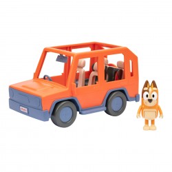 Bluey, 4 pack Figurer, Bluey-familjen Holiday