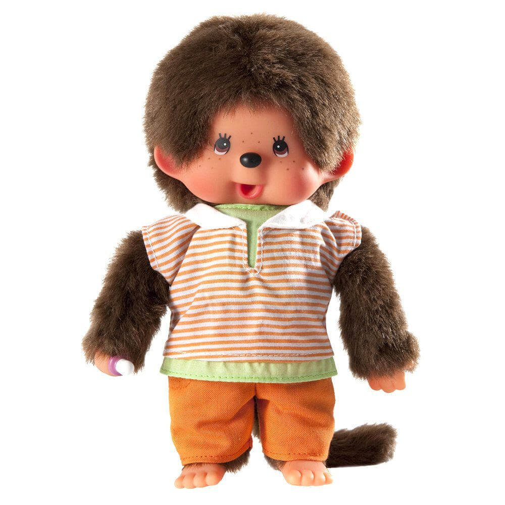 Monchhichi Trouser Boy Kille med snygg outfit 20 cm