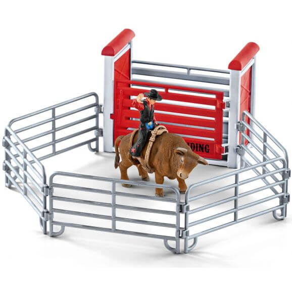 Schleich Bull Riding Tjurridning Cowboy 41419