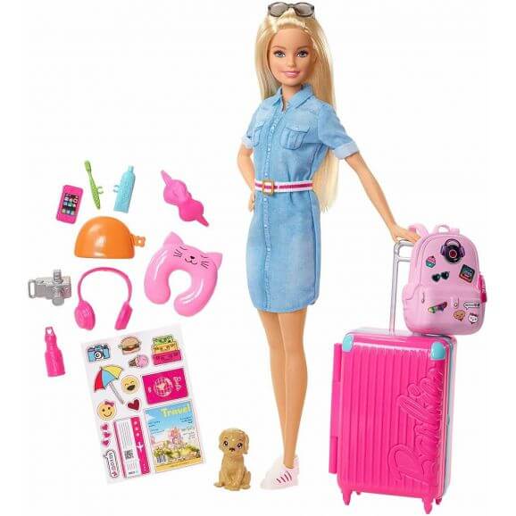 Barbie Resa Docka & Accessoarer FWV25