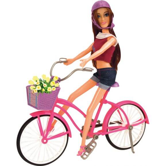 Fleur Docka Cykel Set