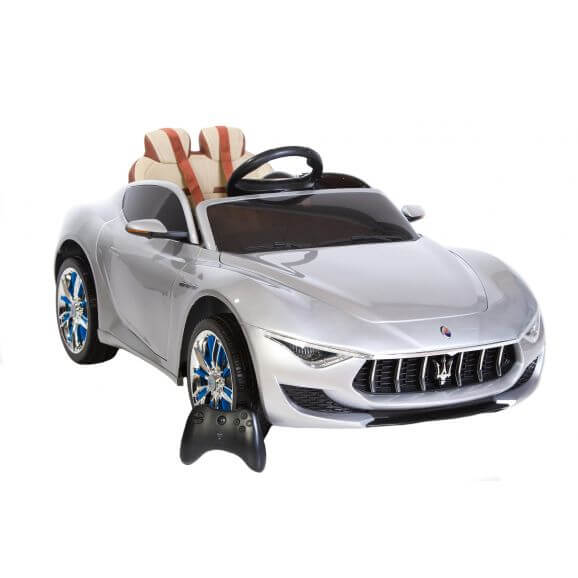 Elbil barn Maserati Alfieri 2x12V silver