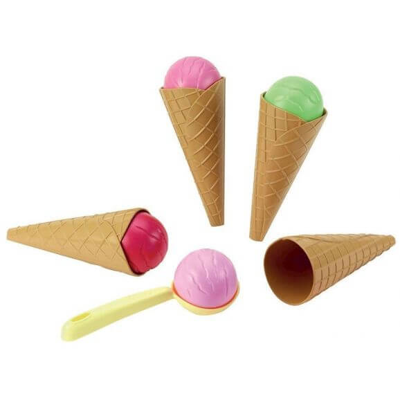 Ecoiffier Ice Cream Cone Set - Play Fun