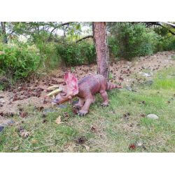 Dinosaurie Triceratops Naturgummi - 92 cm