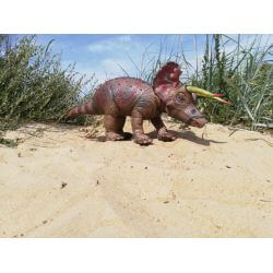 Dinosaurie Triceratops Naturgummi - 92 cm