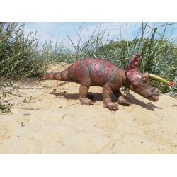 Dinosaurie Triceratops Naturgummi - 92 cm