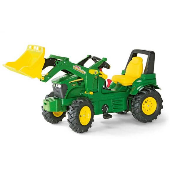 Rolly Toys John Deere 7930 Tramptraktor med frontlastare