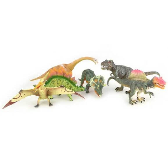 Dinosaurier Familj 6 st. 27 cm