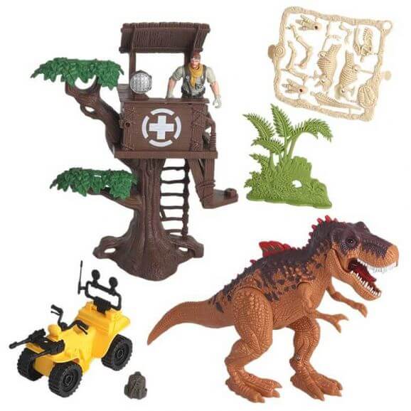 Dinosaurie Set med torn leksak Dino Valley