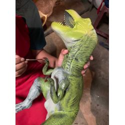 Dinosaurie T-Rex Naturgummi - 29 cm