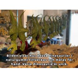 Dinosaurie Triceratops Naturgummi - 92 cm