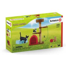 Schleich Katter med leksaker 42501