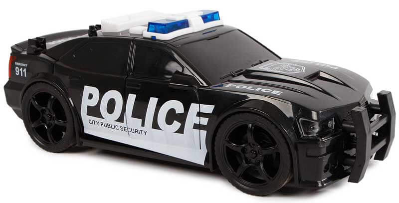 Leksaksbil Amerikansk Polisbil med ljus och ljud Kids Globe