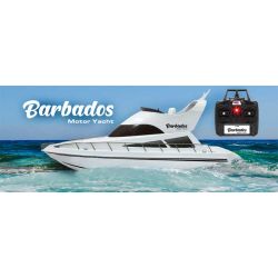 Radiostyrd Båt Barbados Yacht Jamara 10 km/h - 2,4 GHz