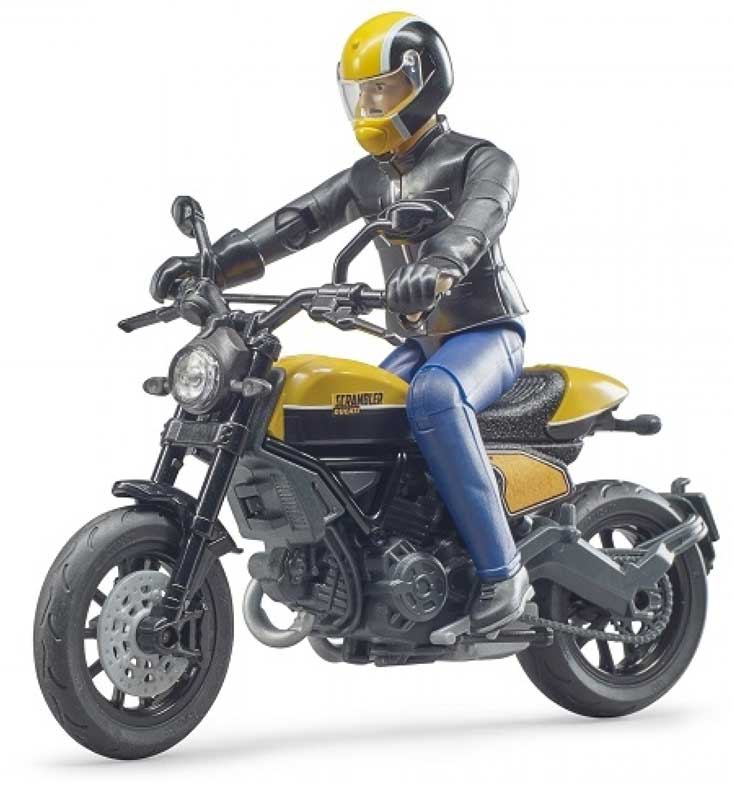 Läs mer om Bruder Scrambler Ducati Full Throttle motorcykel med förare 63053