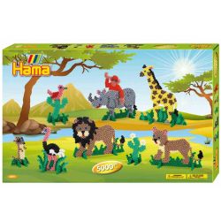 Hama Midi Pärlor Gift box Safari 5000 st