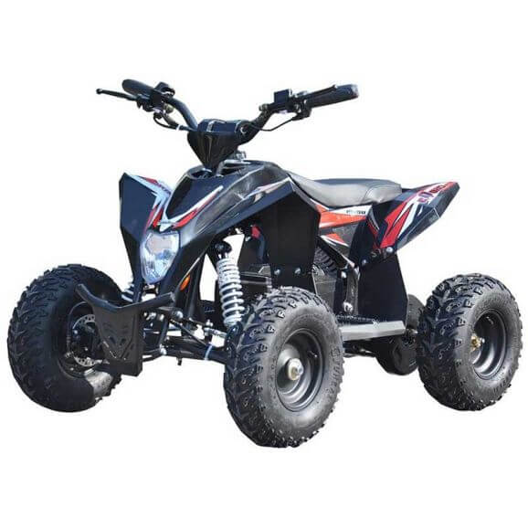 Elfyrhjuling Mini ATV Eldriven till barn röd