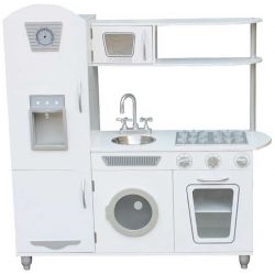 Leksakskök Jolie Vit Woodi World Toy