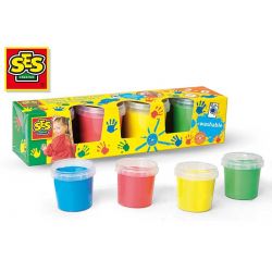 SES Textilfärg vattenfärg till barn 6 x 45 ml