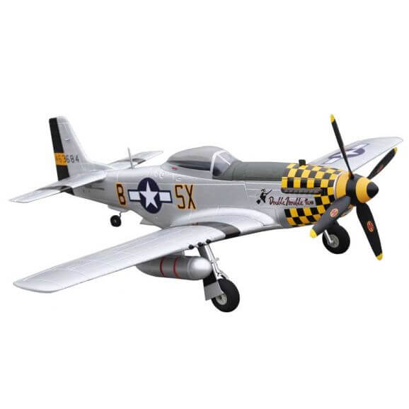Amewi Radiostyrt Flygplan Mustang P-51D Gul