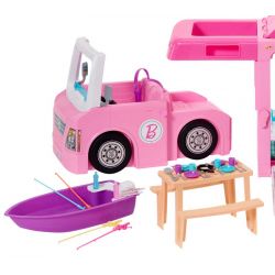 Barbie Husbil Dream Camper med båt GHL93
