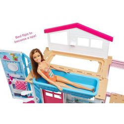 Barbie Hus med Pool FXN66