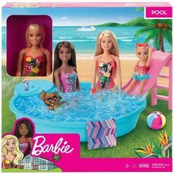 Barbie Pool Lekset Med Barbiedocka GHL91