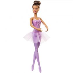 Barbie Ballerina Brunette med lila kjol
