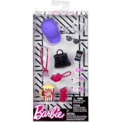 Barbie keps, handväska, halsband mm.
