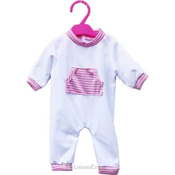 Baby Rose Dockkläder Sparkdräkt till dockor 40-45 cm