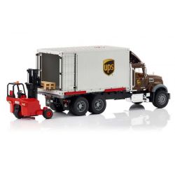 Bruder MACK Granite UPS Lastbil med truck 02813
