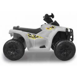 Jamara Elfyrhjuling Runty Vit för barn 6 volt