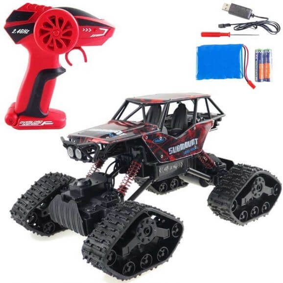 Radiostyrd bil Climber Crawler 4WD Röd Amewi