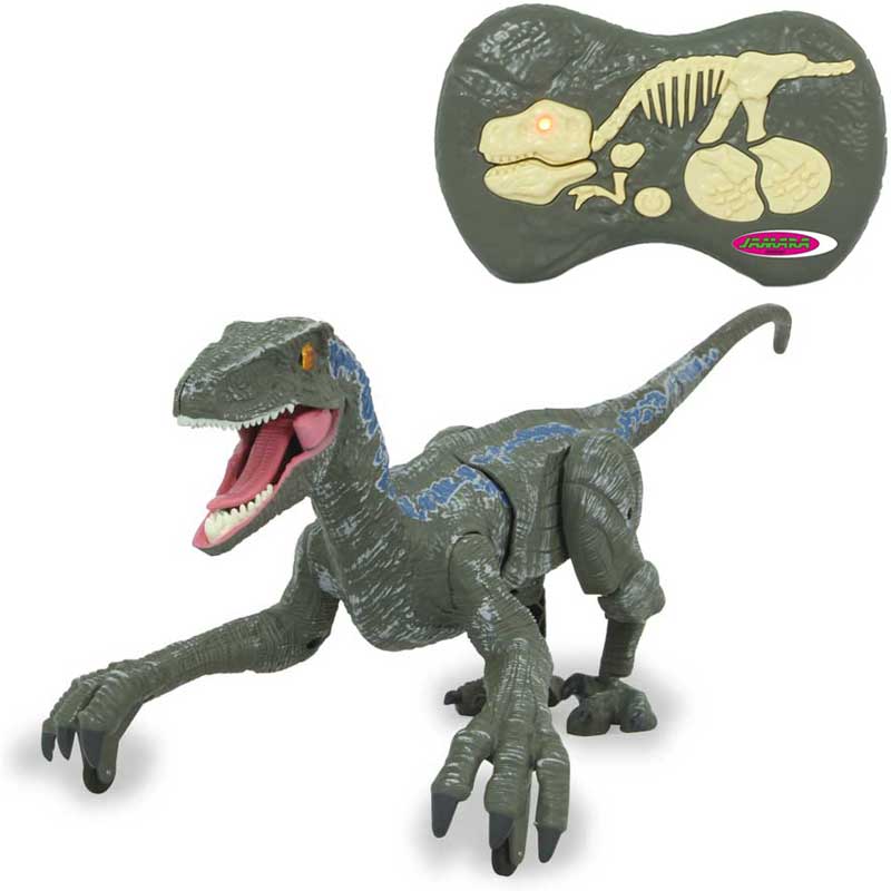 Läs mer om Radiostyrd Dinosaurie Velociraptor Leksaksdinosaurie