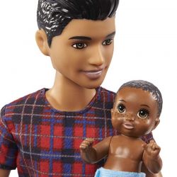 Barbie Ken Barnvakt Skipper Babysitter med bebis