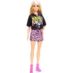 Barbie Fashionistas Dolls Rock Tee Skirt
