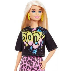 Barbie Fashionistas Dolls Rock Tee Skirt