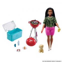 Barbie BBQ Grill med kylbox och leksaksmat