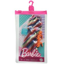 Barbie Complete Looks Mönstrad Klänning