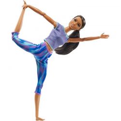 Barbie Made To Move Brunette Ponytail Wearing Athleisure-wear