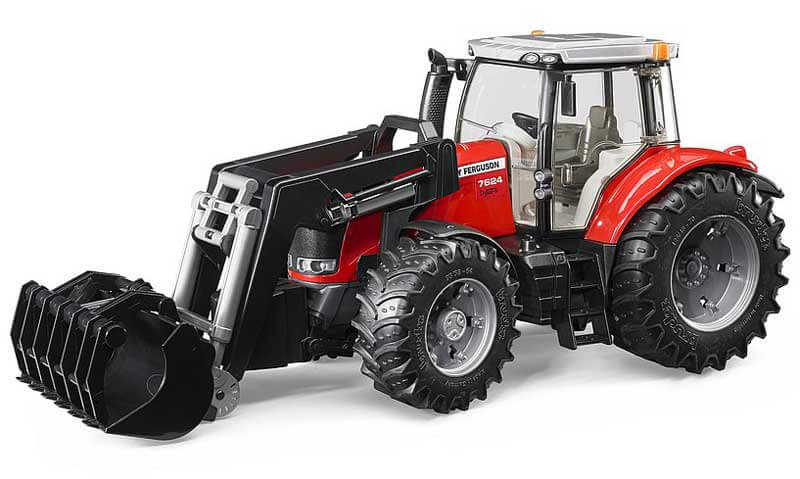 Läs mer om Bruder Traktor Massey Ferguson 7624 med Skopa 03047